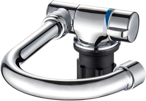 Foldable Kitchen Faucet 360 Dgree Rotation Sink Water Tap Single Handle Cold & Hot Water Mixer Faucet for RV Boat