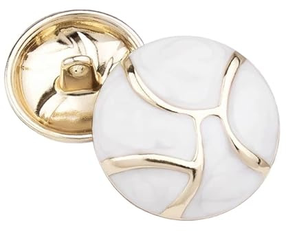 Knappar,Knappar Kläder Knapp for kappa Lyx Strassknappar Utsmyckningar for kläder Sytillbehör Dam Blusknappar Syknappar(Blå,25mm-10st)(White,25mm 10pcs)