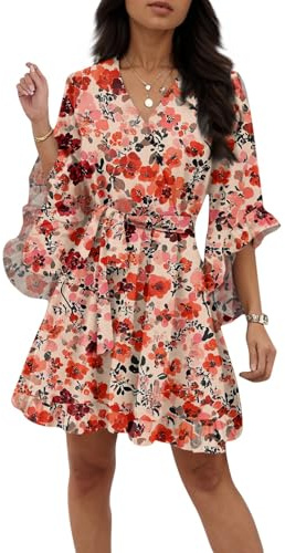 Générique Robe Femme Chic Et Elegant Fond De Soiree Sexy Longue Bleu Roi Communion Glamour Boheme pour Mariage D'Ete Ete Short sous Mes Commandes (A02,M)