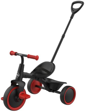 TP Zoomee 2 in 1 Trike – Firecracker -.Shock Resistant Wheels,