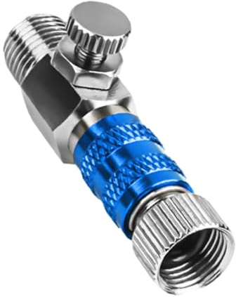 Oshhni Conexión Rápida para Aerógrafo. Desconexión para Manguera de Aerógrafo. Conector Rápido Que Reemplaza Los Accesorios. Adaptador de Acoplador, Presión Azul, Individual