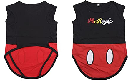 Cerdá - for Fan Pets | Mickey Mouse Hundekleidung - Hunde T Shirt mit Offizieller Disney® Lizenz