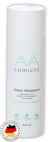 Ava Lumière Sulfatfreies & Veganes Shampoo. Pflegeshampoo für trockenes, sprödes, strapaziertes & dünnes Haar - Tierversuchsfrei & Made in Germany, 200ml