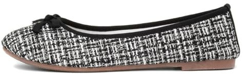 Lilley Grace Womens Black Bow Ballerina Shoe - Size 6 UK - Black