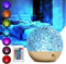 Ocean Lamp Aurora Night Light - 360° Ocean Wave Ceiling Projector for with 16 Colors,Northern Lights Cube for Room Decoration,Mood Sensory Lights for Bedroom/Party,Birthday Gifts for Kids Women Men