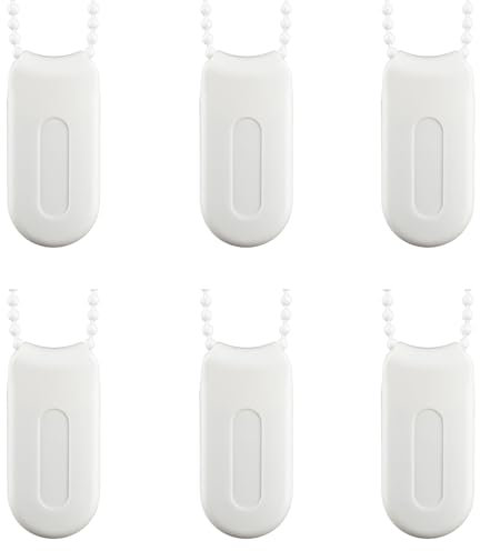 Scettar 6 Pesos de Cordón de Cortina Repuesto para Persianas Verticales con Orificio de 80 mm Contrapeso Cortina Vertical para Persianas Romanas, Persianas Verticales, Persianas Plisadas