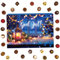 Hallingers God Jul - Adventskalender Pralinen Geschenk handmade ohne Alkohol aus Edelkakao Schokolade Schweden Edition (Box) - Geschenk im Sommer & als perfektes Grillgeschenk | Glückwunsch Chanukka F