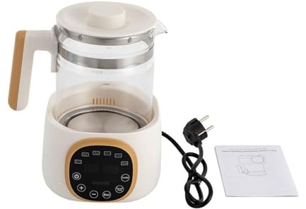 Vorbereitung für Fläschchen, 1,3 l, verstellbar, Temparatur & Time, mit digitalen LED-Anzeigen und intelligenter Temperaturkontrolle für Babys, Kaffee, Haferflocken