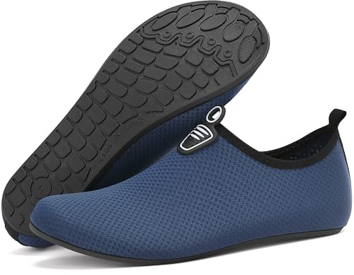 Beach Water Shoes Mens Womens Breathable Quick Dry Swim Shoes Lightweight Aqua Shoes Barefoot Socks for Swimming Pool Boating Surfing Diving Yoga