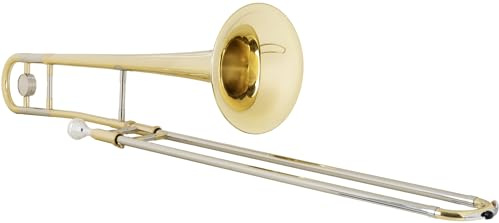 Classic Cantabile TP-25 Trombón tenor, afinación Bb. Cuerpo de latón y correderas de níquel-plata con barniz transparente. Set incl. boquilla y estuche ligero con correas tipo mochila ajustables.