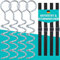 Zero Gravity Trampoline Tie Down Ground Anchor Fixing Kit, Heavy Duty, Strong and Galvanised (Corkscrew)