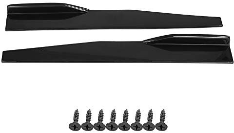 8J Heckdiffusor - Minigonne Auto Universale Minigonne Auto Universale Adatto Perlaterali Universali Auto, Coppia Di Coprigonne In Abs Trim Splitter Bilancieri Winglet Wing