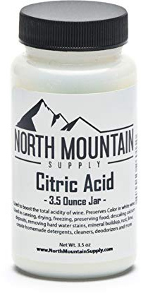 North Mountain Supply - CA-3.5oz Pure Food Grade Citric Acid - 3.5 Ounce Jar