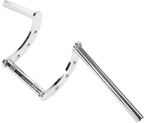 Motorradlenker, universeller rostfreier Drag Bar 24,4 Zoll langer Z-Lenker für 25 mm 22 mm Lenker(Überzug, 22mm)