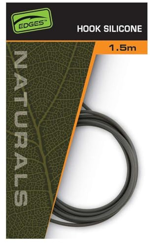 Fox Edges Naturals Hook Silicone X 1.5m - Schlauch für Karpfenrigs, Angelzubehör für Karpfenmontagen, Karpfenzubehör