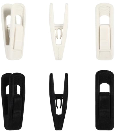 40 Pack Samt Kleiderbügel Clips, Kleidung Pins Starker Fingergriff Flocked, kleiderbügel samt mit Clips, Perfekt für die Verwendung mit schmalen Samt-Kleiderbügeln