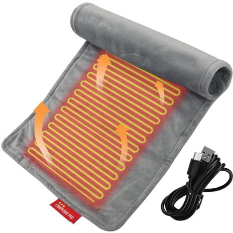 Riscaldato - Riscaldatore Da 30 Cm, Scalda Velluto, Sedile Elettrico Impermeabile USB Fornisce Calore Lenitivo Per Collo, Schiena, Addome E Articolazioni Allevia Crampi E Tensione Su L