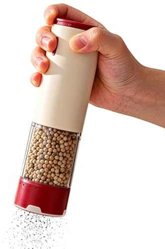 Elaktsalt- och pepparkvarn - USB-laddningsbar Kvarn | Justerbar malningsgrad elektrisk pepparkvarn - för Matlagning Pulver Nötter Kafé