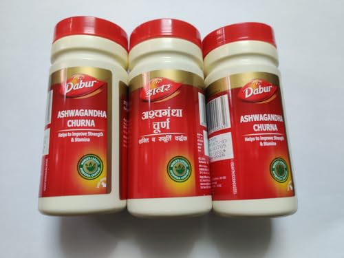 Dabur Ashwagandha Churna - 60 g (förpackning med 3)