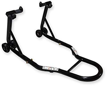 cruizer – Chevalet universel lève-moto avant, réglable avec attaches à cônes et barres de renfort sur les latérales