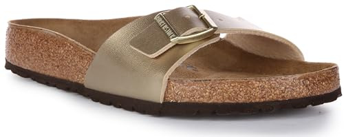 Birkenstock Women's Madrid BfSandals, gold, 5 UK