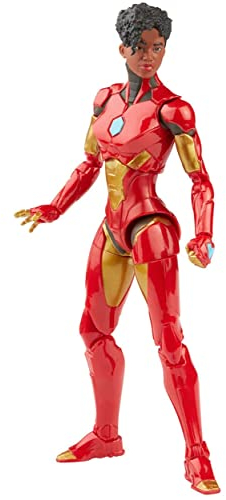 Marvel Hasbro Legends Series 6-Inch Ironheart Action Figure Toy, Premium Design and Articulation, Includes 5 Accessories and 1 Build-A-Figure Part Multicolor, F0360