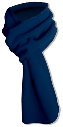 YRUIIA Sciarpa in pile calda alla moda, morbida, leggera, tinta unita, per autunno, inverno, per donne, uomini, ragazze, ragazzi, sciarpa multifunzione, blu