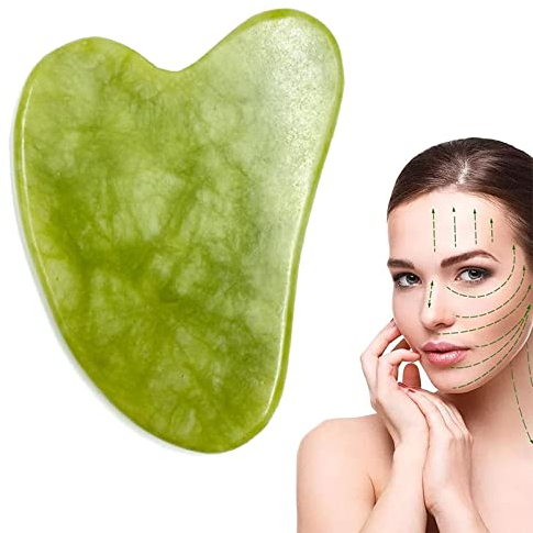 Gua Sha Stein Jade Roller,Gesichtsroller,Gesichtsmassage Face Roller,Massage Tool Anti-Falten Werkzeug für Gesichts-Scraping Massage Tool Anti-Falten Werkzeug