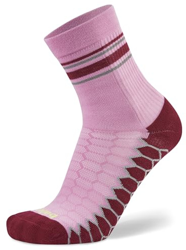 Balega Silver Antimicrobial No-Show Calcetines de Correr para Hombres y Mujeres, 1 Par, Transpirables, Acolchados, que Absorben la Humedad, Ajuste Ergonómico, Candyfloss, Talla M (EU 40-42,5)