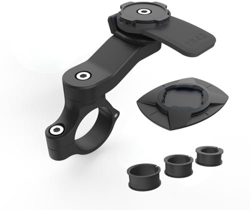 Laven & Ivory Bike Phone Holder for Smartphones (4.7-7.4) | 360° Rotating Motorcycle Phone Mount | Secure Handlebar Phone Holder for iPhone, Samsung, Cycling, Motorbikes & Scooters (Black)