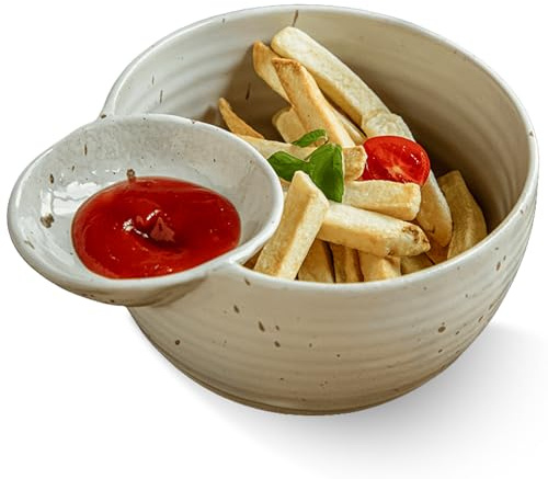 VEGOATY Ciotole di salsa, Ceramica ruvida Retro Dim Sum Ciotola, Cucina Giapponese Ciotola, Casa Cucina Creativa Tazza di Frutta Insalata Piatto Soggiorno Display Ciotola