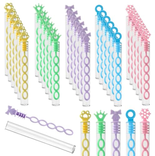 Botella de Burbujas, 36 Burbujas para Niños, Mini Burbujas, Regalos para Fiestas de Cumpleaños Infantiles, Pompas de Jabón para Cumpleaños, Regalos para Fiestas（Color Aleatorio sin líquido）