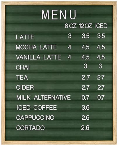 Tablero de fieltro grande de 24 x 30 pulgadas, tablero de fieltro verde con 966 letras precortadas, tableros de letras intercambiables para el hogar, oficina, eventos y aula, letrero montado en la