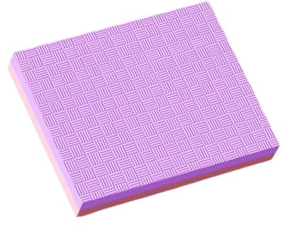 Hellery Tapis D'équilibre Léger, Antidérapant et Réutilisable en Mousse, Idéal pour Le Pilates, Le Fitness à Domicile et en Extérieur, Violet
