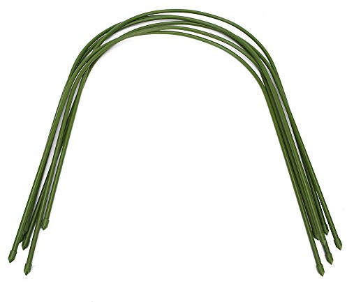 Telaio di Supporto per Serra, 6 Pezzi, Tubo in Acciaio Rivestito in Plastica, a Forma di , Accessori da Giardinaggio per il Tetto del Balcone Esterno, Piccola Serra a Prova di