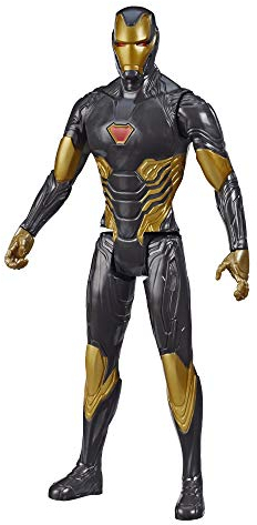 MARVEL Avengers Titan Hero Series Blast Gear Iron Man Action Figure, 12-Inch Toy, Inspired by The Universe, for Kids Ages 4 and Up