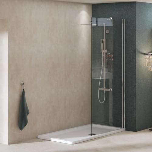 700mm Walk in Wet Room Shower Screen 700mm Easy Clean Glass