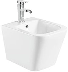 AQUORE 385977 / SA.BPISASUSP Bidet suspendido, Blanco Brillo