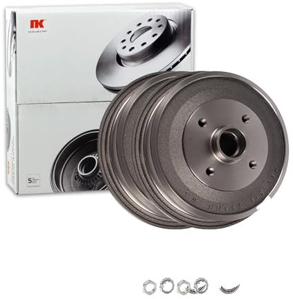 2X NK 230mm Bremstrommeln hinten passend für 80 links + rechts | 254731