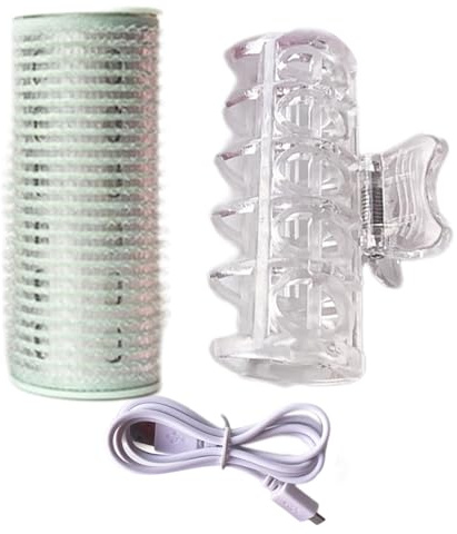Hot Rollers Bigodini | Bigodini elettrici | Bigodini portatili | Rulli elettrici | Bigodini adesivi portatili per capelli Strumenti per lo styling dei capelli per ottenere facilmente ricci impeccabili