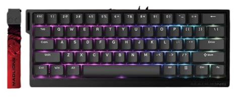 Clavier de jeu filaire 60/68HE, interrupteur magnétique, échange à chaud, déclencheur rapide, accessoires de clavier mécanique personnalisés, compatibles avec les joueurs sur PC(MAD 60 HE FLAGSHIP)