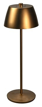 Konstsmide LED Tischlampe Éze | matt-kupfer | Indoor/Outdoor | Kabellos | 11 x 32 x 11 cm | 7840-901