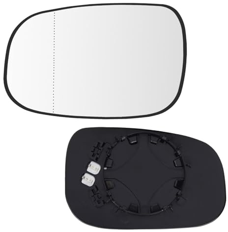 Mingke Cristal Espejo Retrovisor Izquierdo para Volvo C30 C70 2006-2009 S40 S60 S80 V50 V70 2007-2009 Retrovisor Exterior Calefactable Ajustable