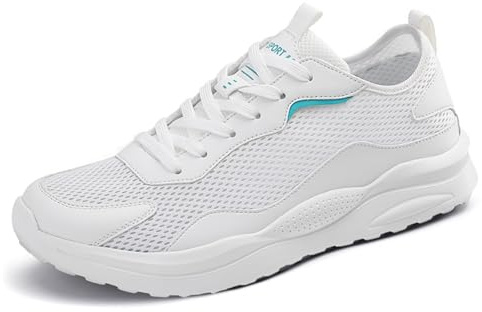 Générique Chaussures de Sport Maille Été Hommes, Baskets Respirantes Antidérapantes, Tige en Mesh Aéré, Semelle Flexible en EVA, pour Marche, Running et Grandes Tailles