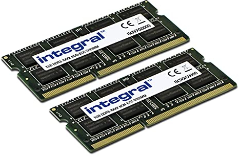 Integral RAM 8GB kit (2x4GB) DDR3 1600MHz SODIMM Laptop Notebook Memory