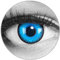 Funnylens Lentes de contacto de color azul Alper, lote de 2 lentillas blandas sin graduación, estuche gratis, 12 lentillas mensuales, perfectas para Halloween o carnaval