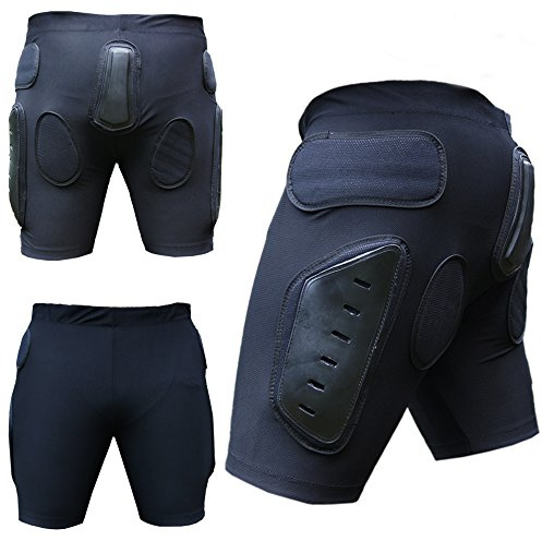 PROANTI Protektorenhose Ski Snowboard Protektorenshorts Motocross BMX Protektor Short Hose - M