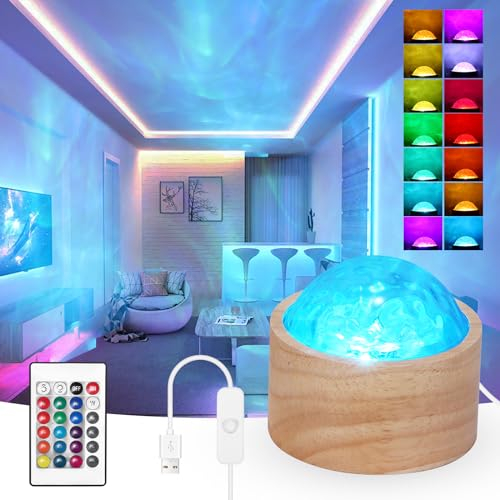 YUNYODA Proiettore a LED con cielo stellato, luce notturna a LED 3D, Galaxy Proiettore di stelle, creativo Galaxy Projector per camera, 16 colori, luce notturna per camera da letto, feste, sale giochi