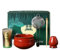 Generic Set di fruste , set da tè in ceramica, set da 5 pezzi, kit per tè , ciotola e frusta, set con frusta e scodella per famiglia, amici, casa