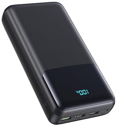 Lcmilk PowerBank 50000mAh Große, PD 30W QC 4.0 schnelles Laden Externe Akku mit USB-C 4 Ausgänge und 2 Eingänge, LED Display Power Bank Kompatibel mit Android Smartphone Headset